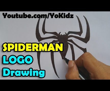 Spider Man Logo Drawing Tutorial