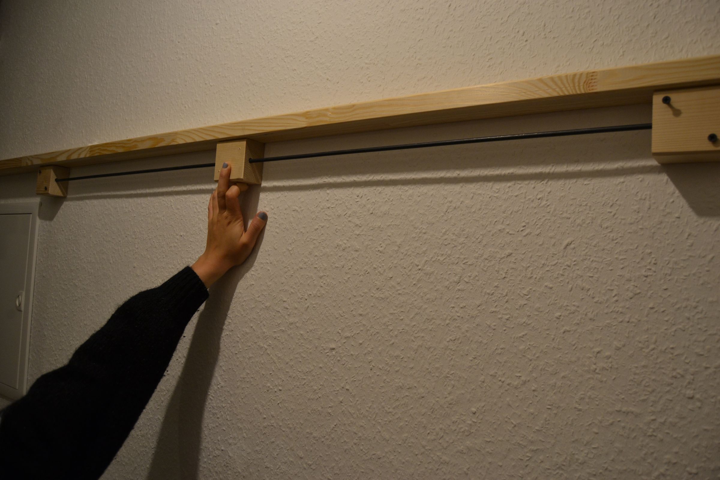 Coat Rack Made From Shopping Cart Hooks 9 Steps (with Pictures