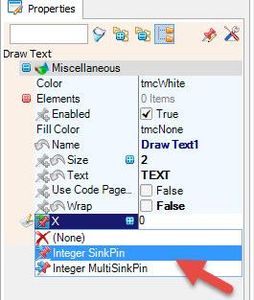 In Visuino Add & Set Components