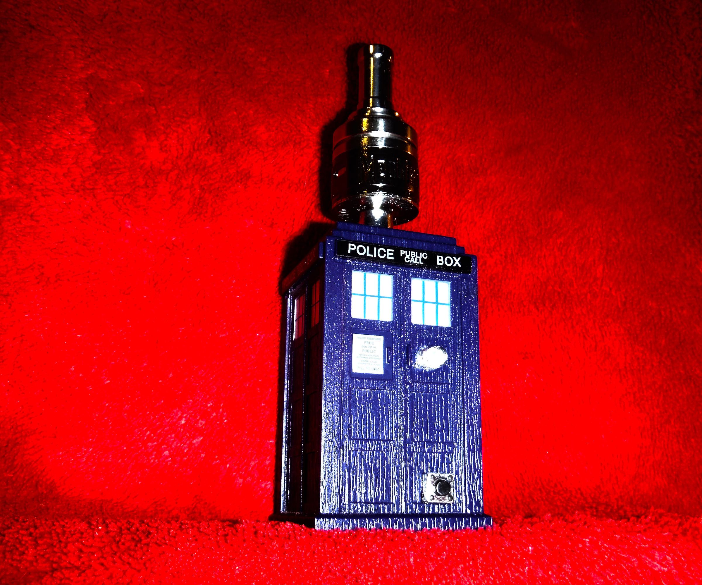The Tardis E-Cig Vape Box Mod