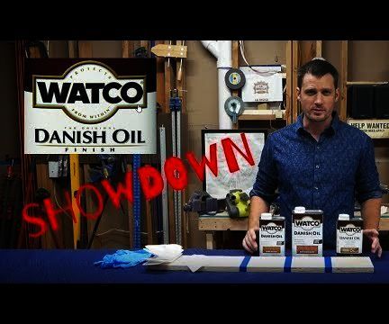 Danish Oil Color Tones