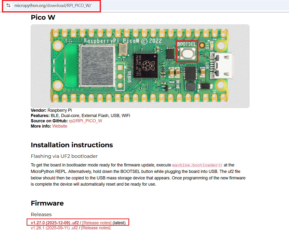 MicroPython Download Page