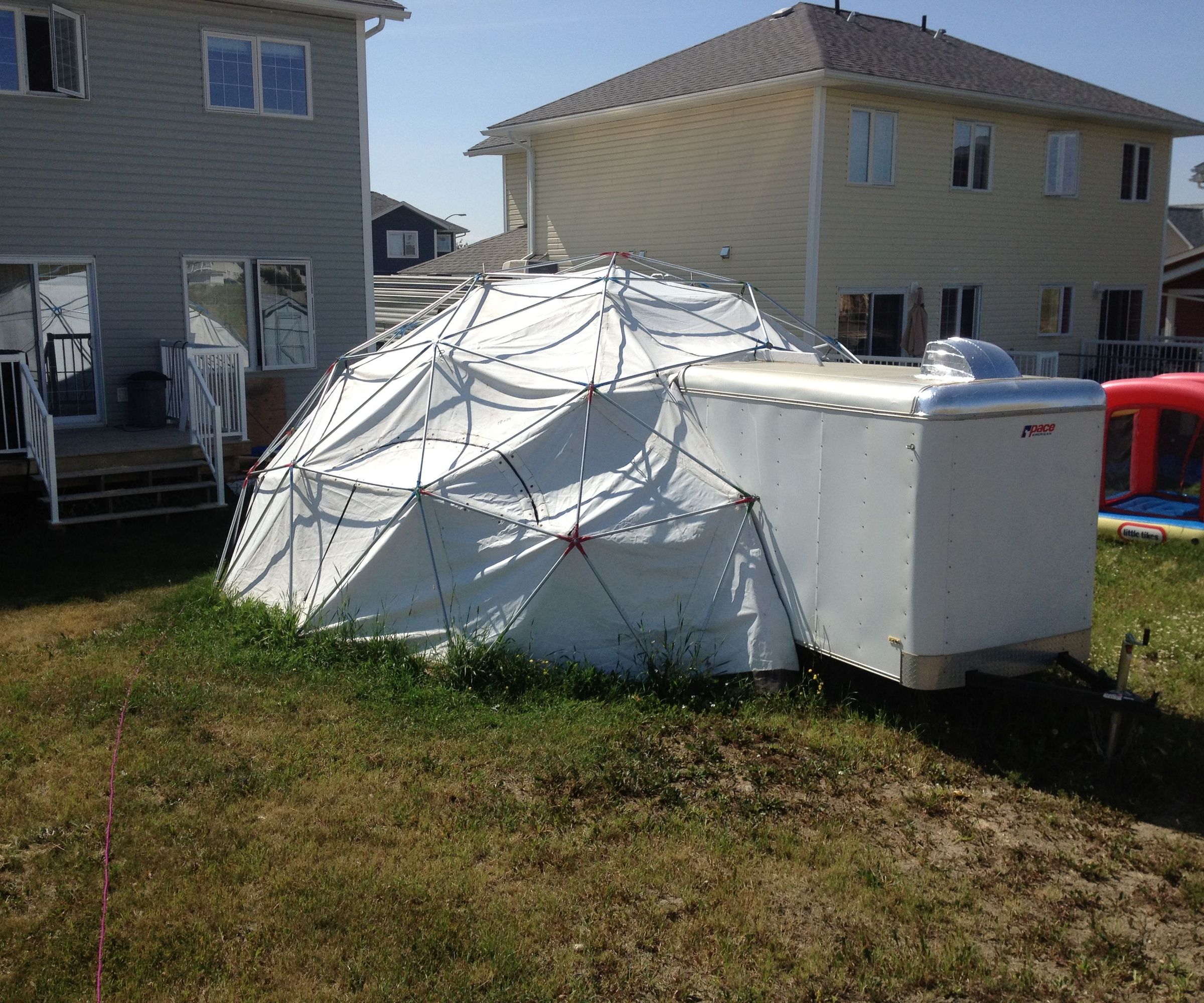 24 Foot, 3V Geodesic EMT Dome