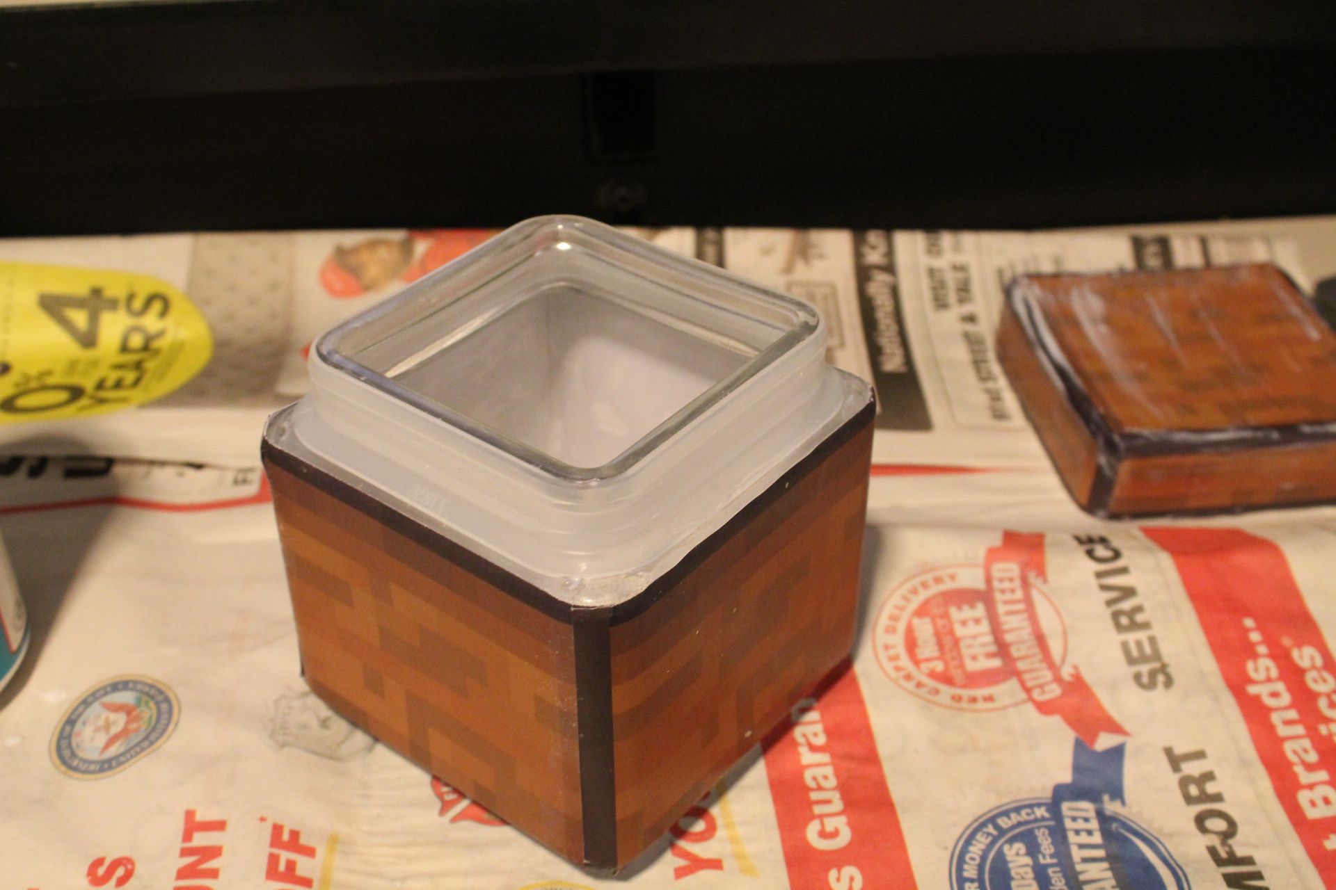 Dishwasher Safe Minecraft Cookie Jars 5 Steps Instructables