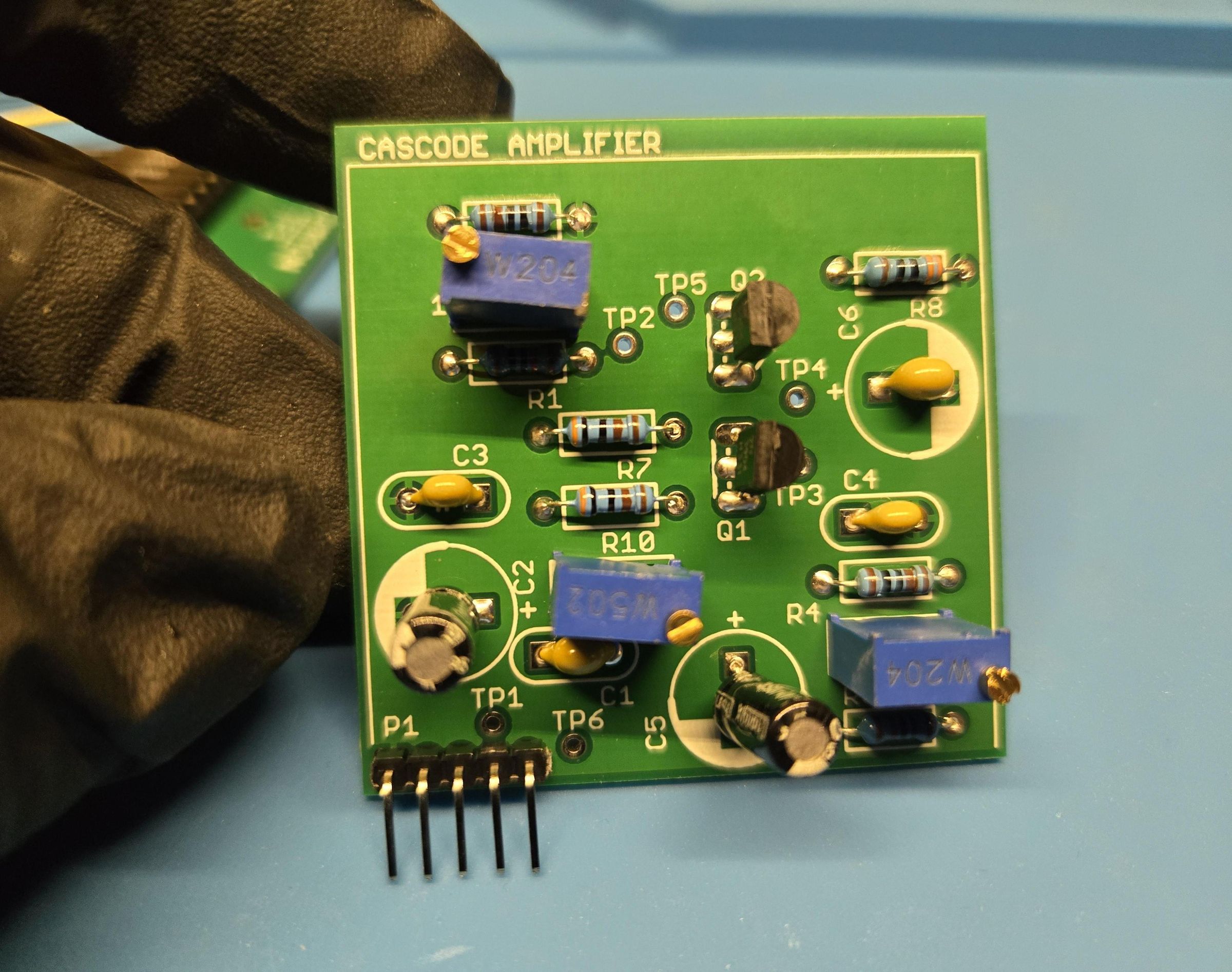 Cascode Amplifier, MiniPCB, 04B-340, Rev A1-03