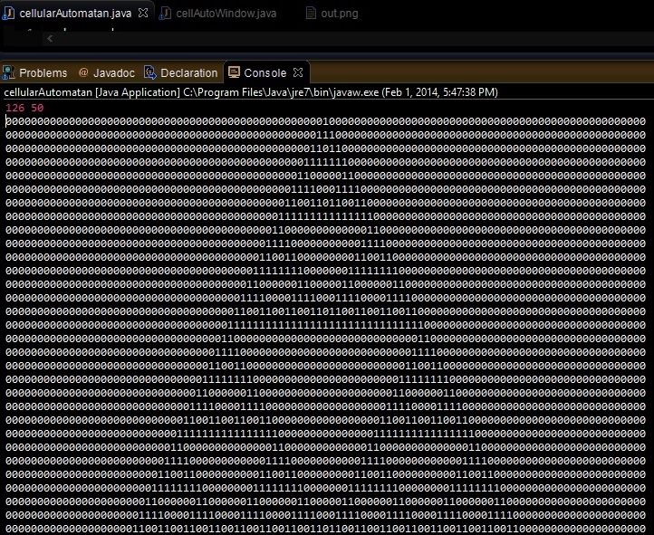 Cellular Automata (link to code included)