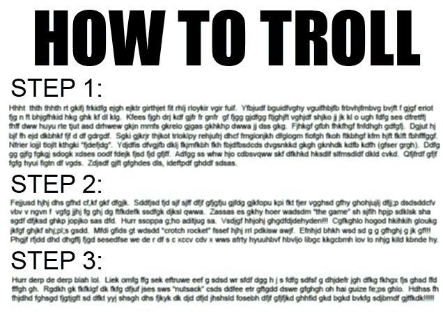 How to Troll