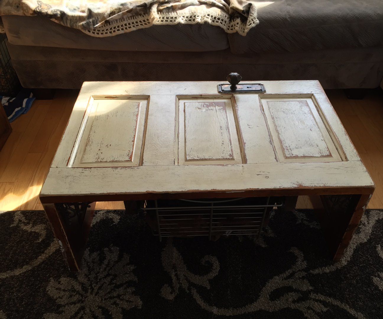 Old Door Coffee Table 5 Steps (with Pictures) Instructables