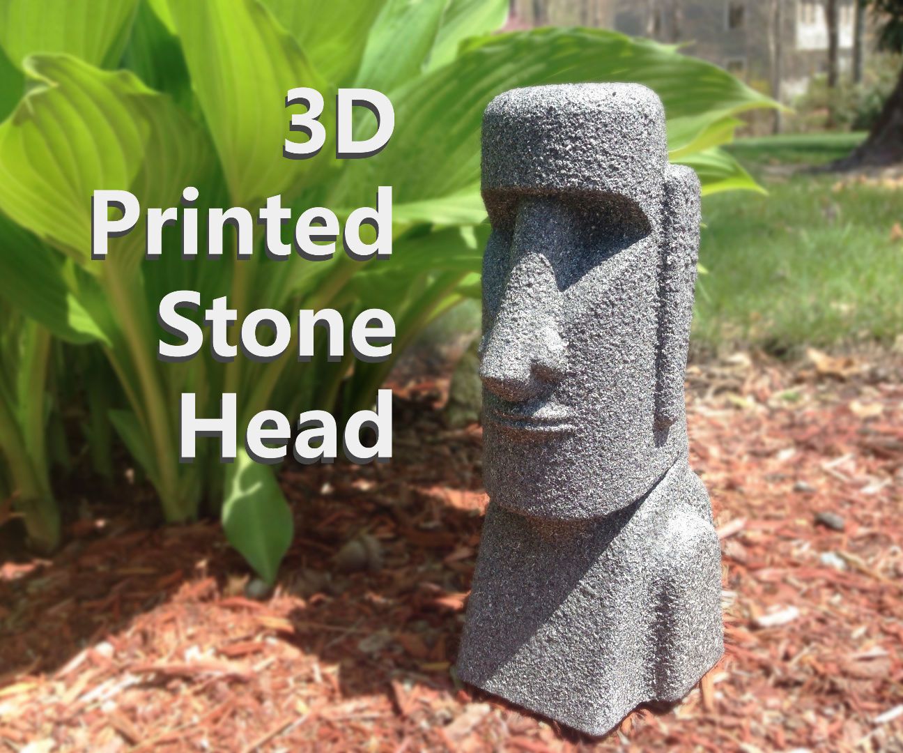 3D Printed Stone Head