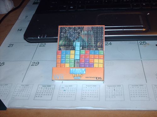 Falling Tetris Papercraft