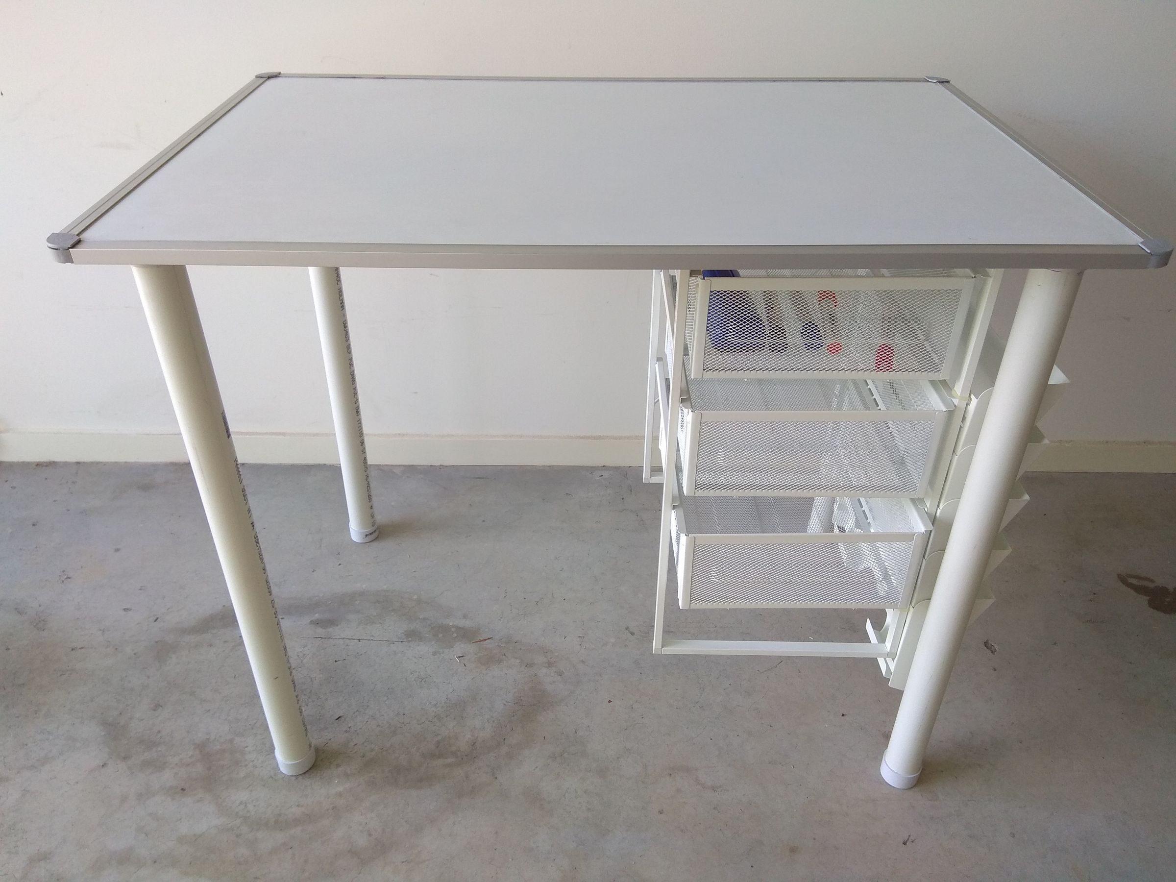 Whiteboard Study Table Ikea Hack 3 Steps (with Pictures