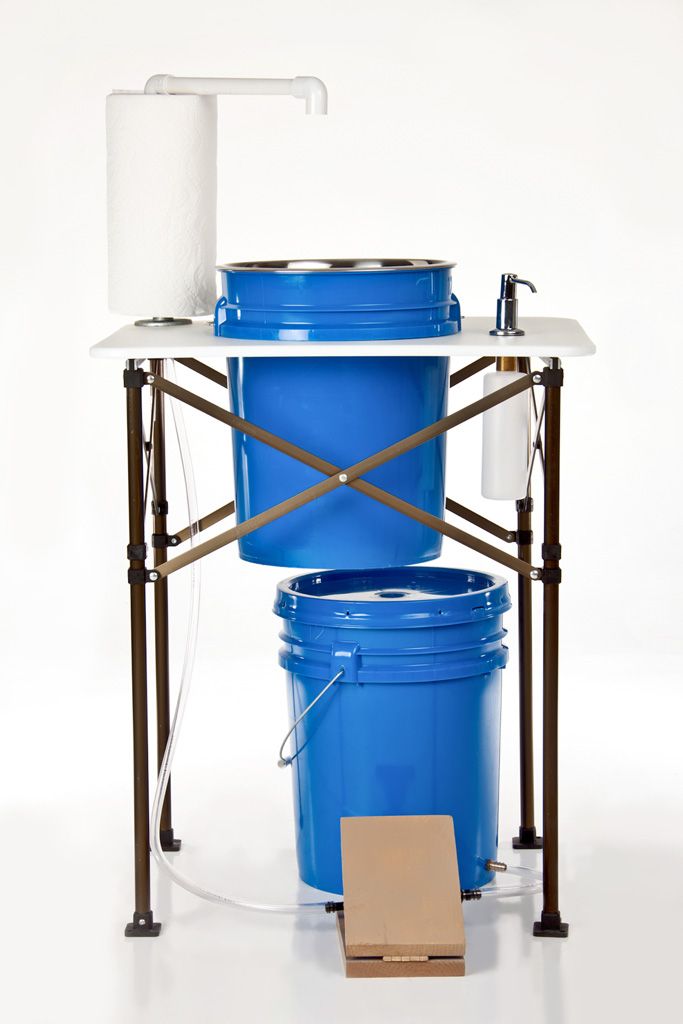 Camp Sink - Temporary Hand Washing Station : 8 Steps (with Pictures ...