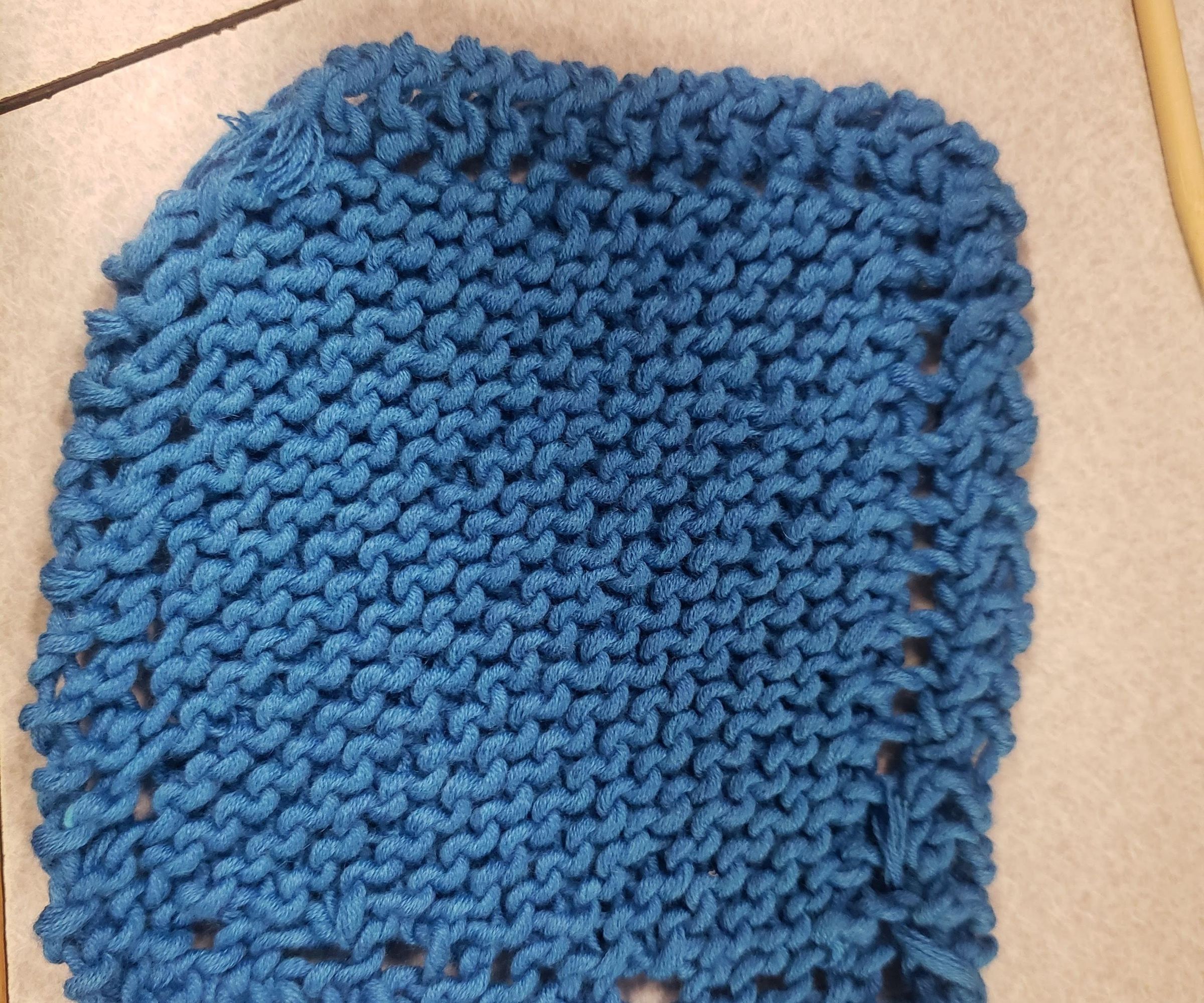 Knit Dishcloth English 3100