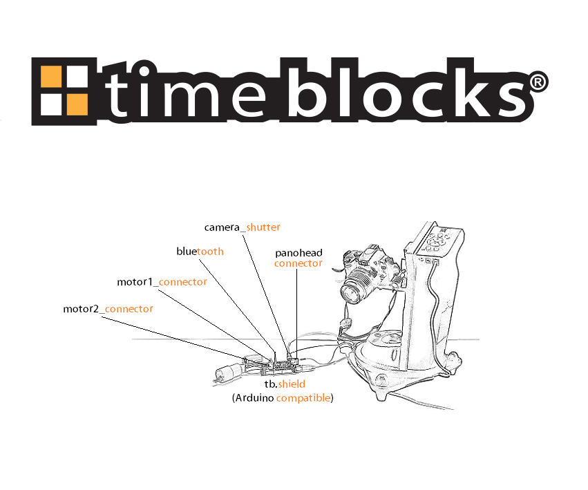 Arduino Tb.shield (3 Axis Timelapse Motion Control)