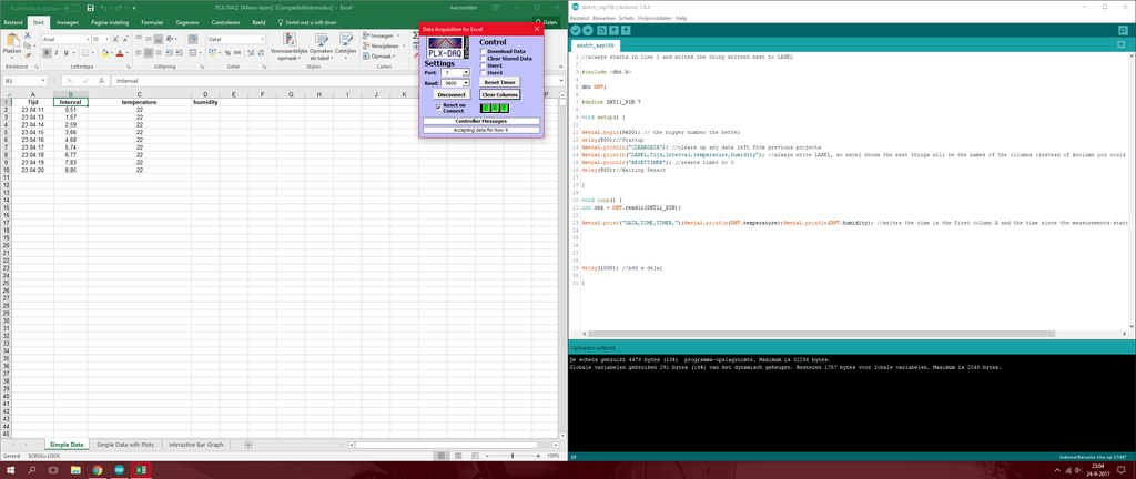 Sending Data From Arduino to Excel (and Plotting It) : 3 Steps (with ...