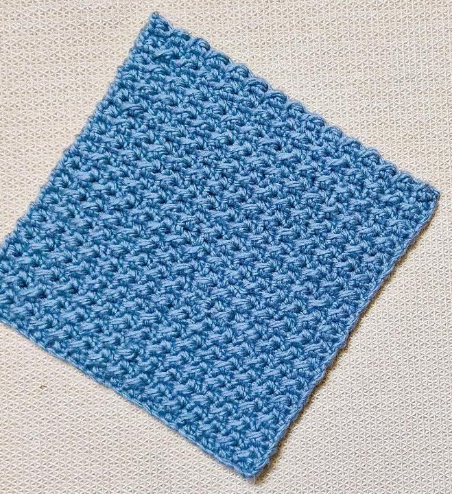 Learn How to Crochet Washcloth With Even Moss Stitch