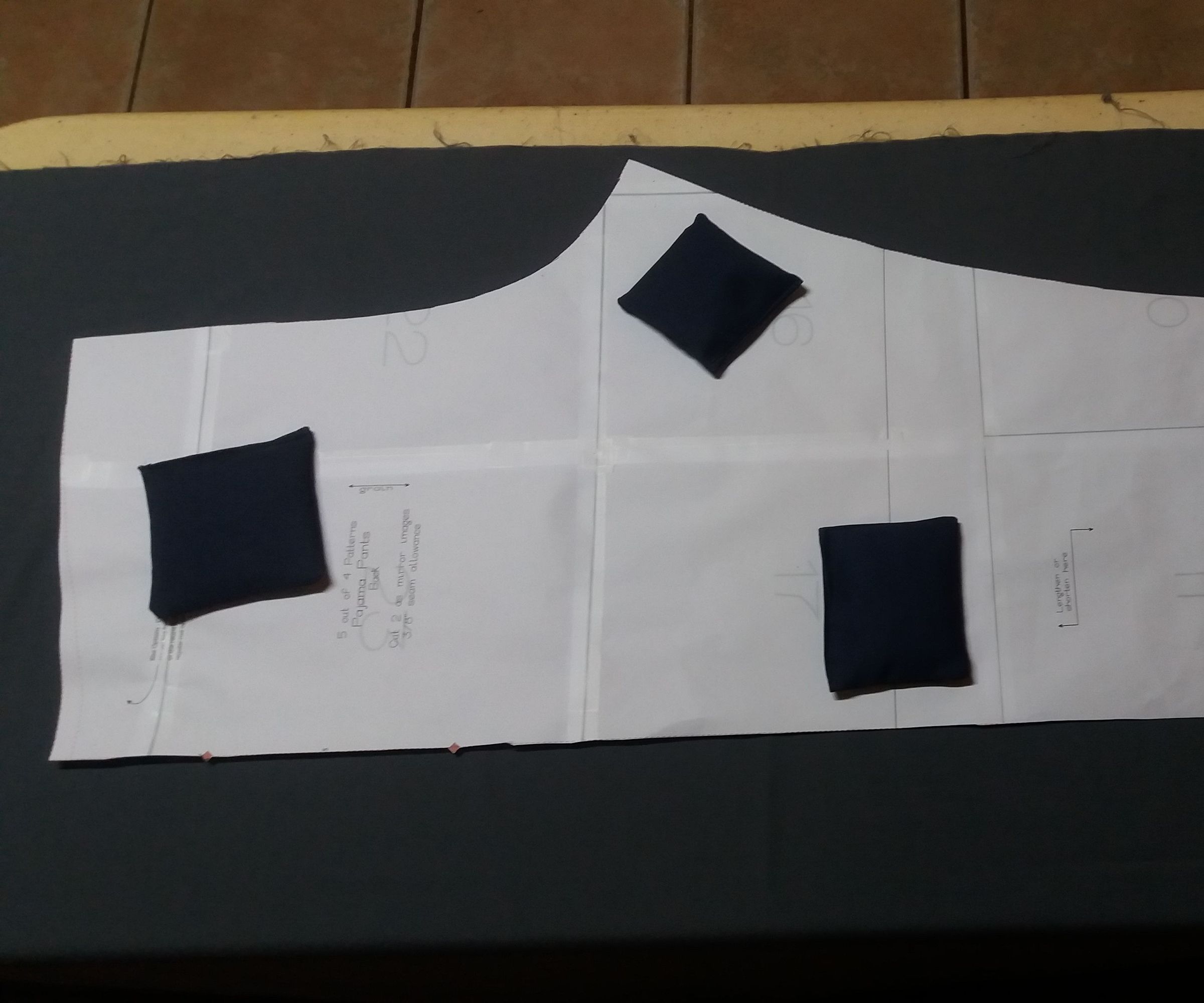 Sewing Pattern/ Fabric Weights