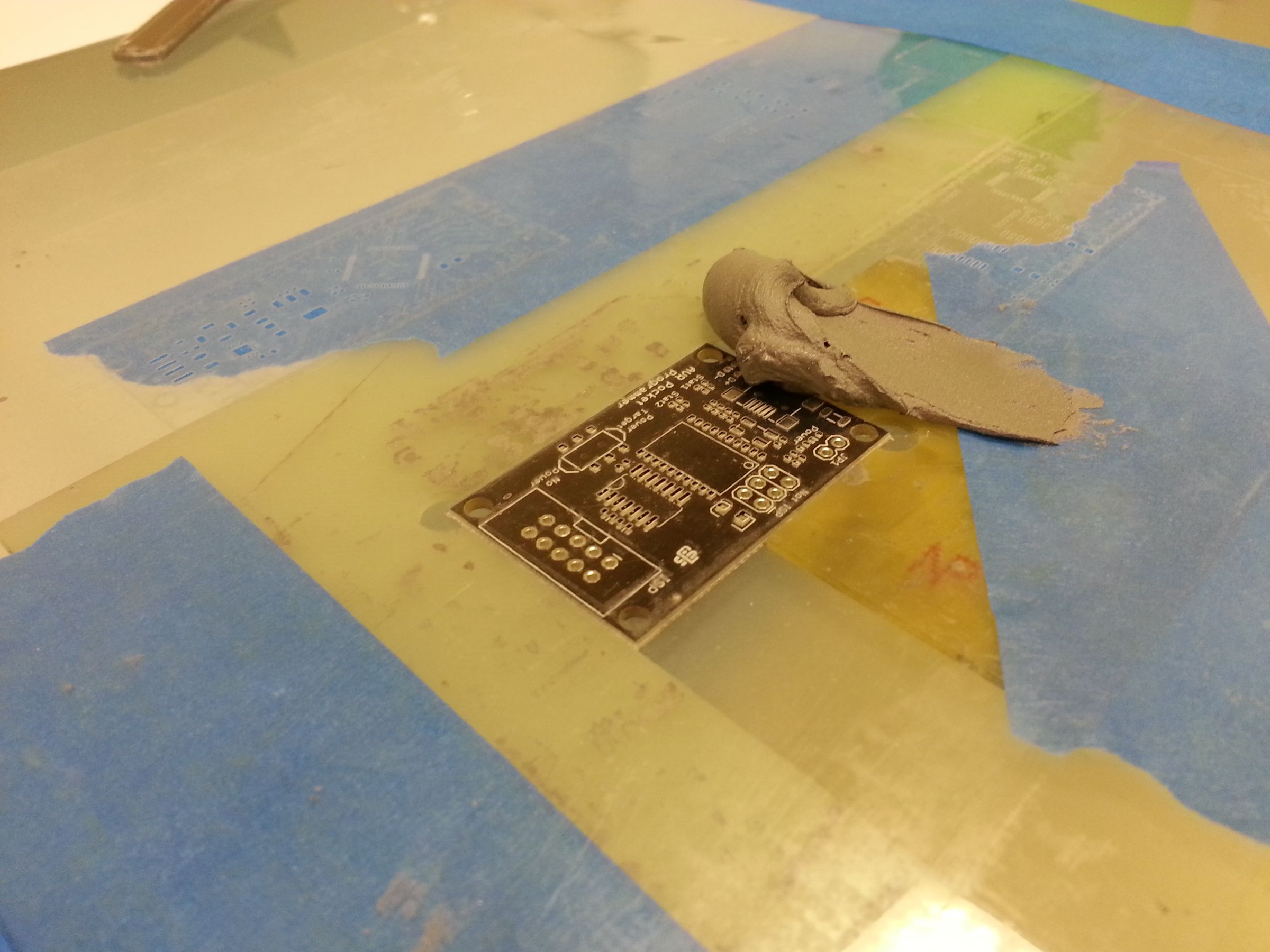 How to Hand Stencil With Solder Paste 7 Steps Instructables