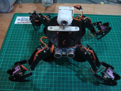 O-fat the Quadruped Robot With Acrylic Frame