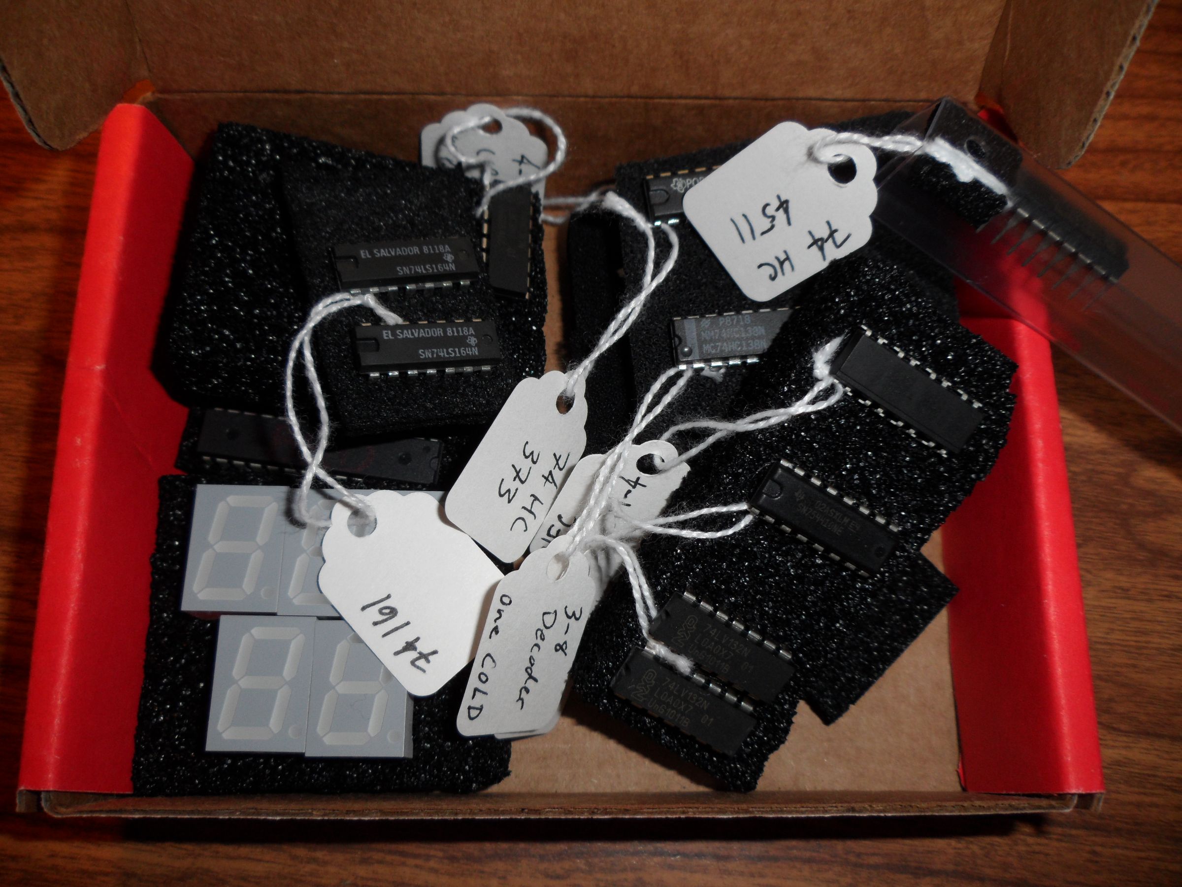 Organize your IC's, Microcontrollers, and Misc Components