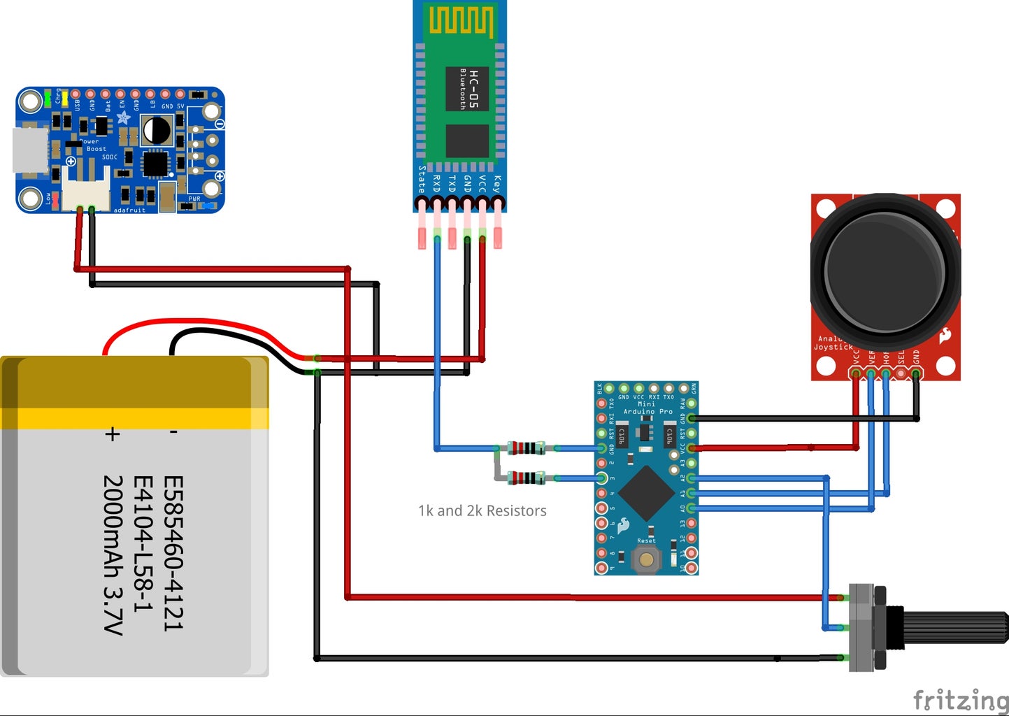 Circuit (Josytick Controlled)