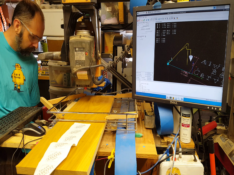 CNC Router V-Carving With All Open Source Software : 12 Steps (with ...