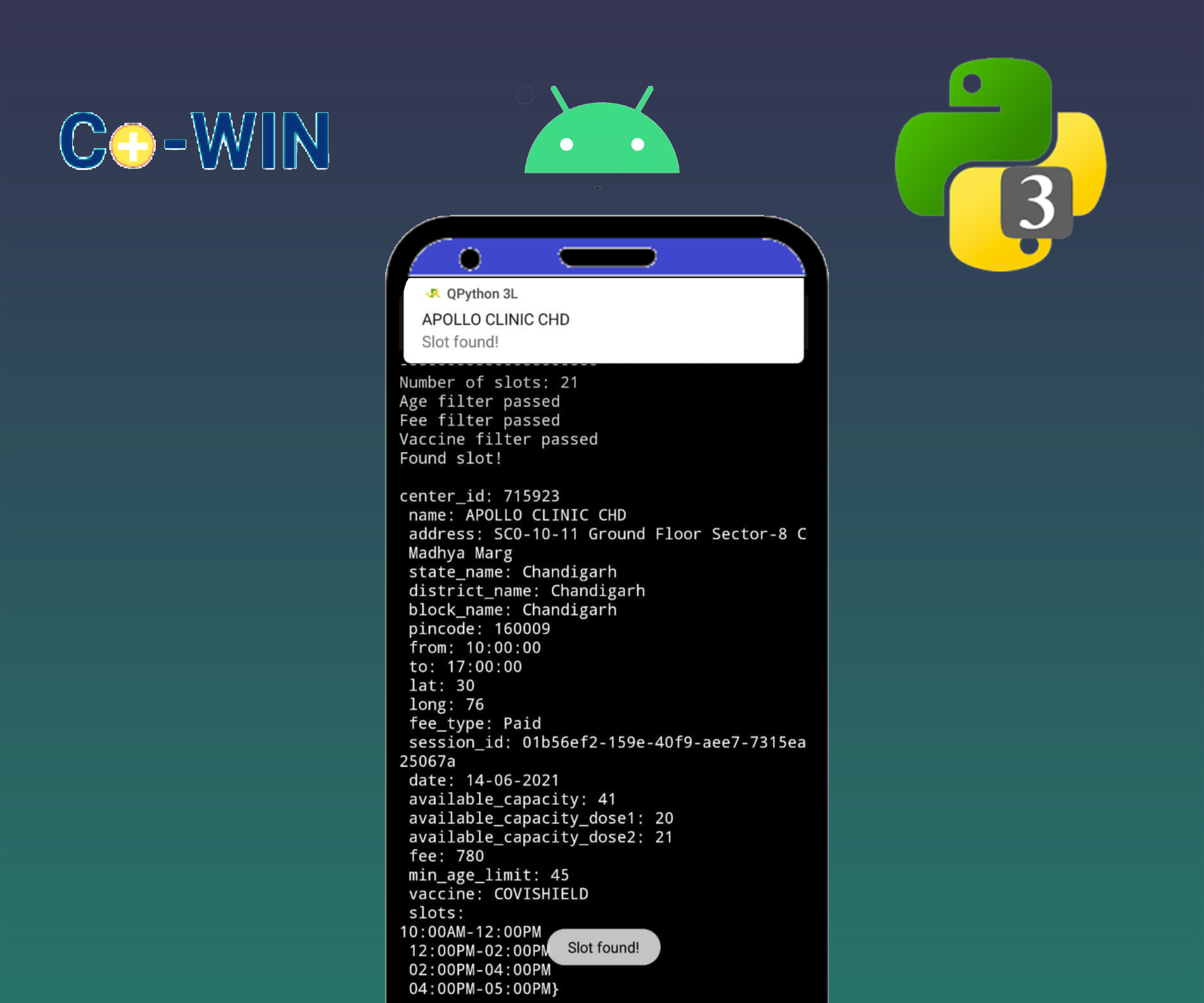 Make Your Own Co-WIN Vaccine Slot Notifier [Noobs Guide]