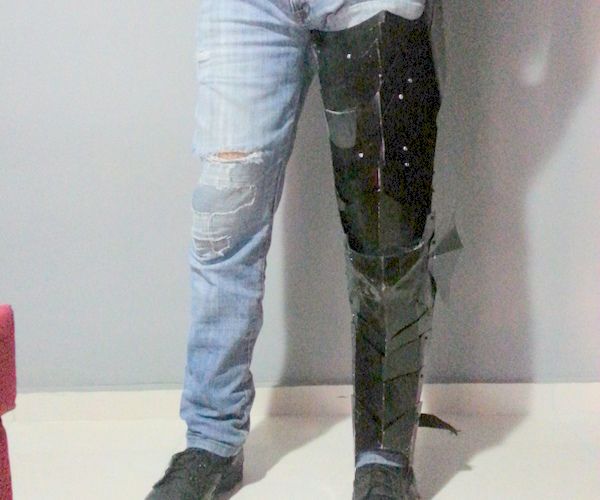 How to Build Leg Armor Using recycled cans or sheet metal 