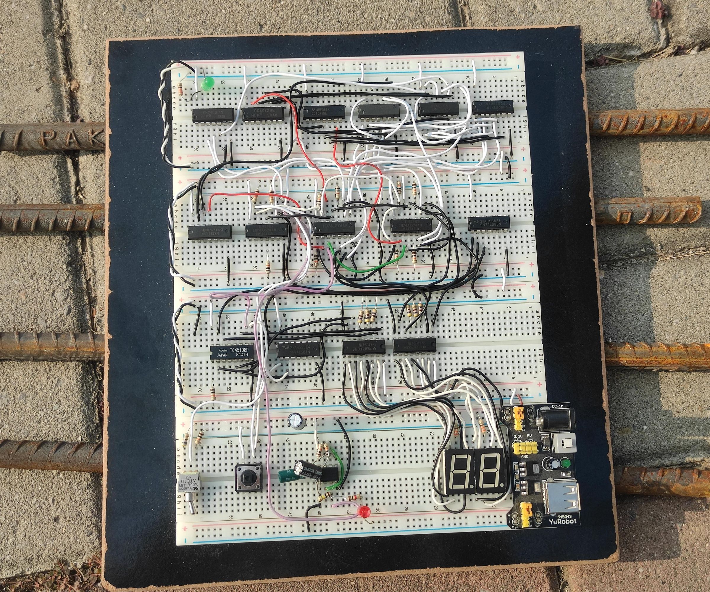 2-Digit Up and Down ODD Numbers Counter From 0 to 99 [Digital Logic Design]