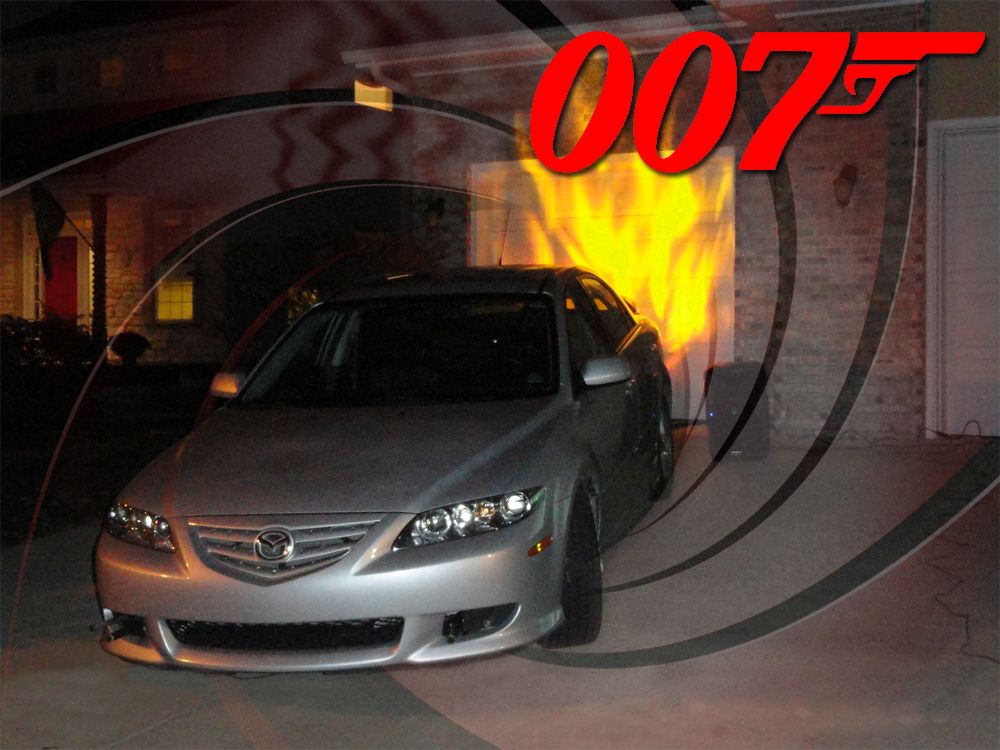 Make a James Bond Spy Car (w/ Weapons) and a Spy School Halloween Display