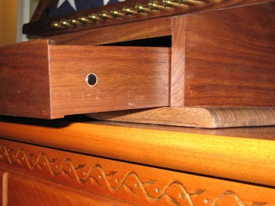 Military Flag Memorial Case