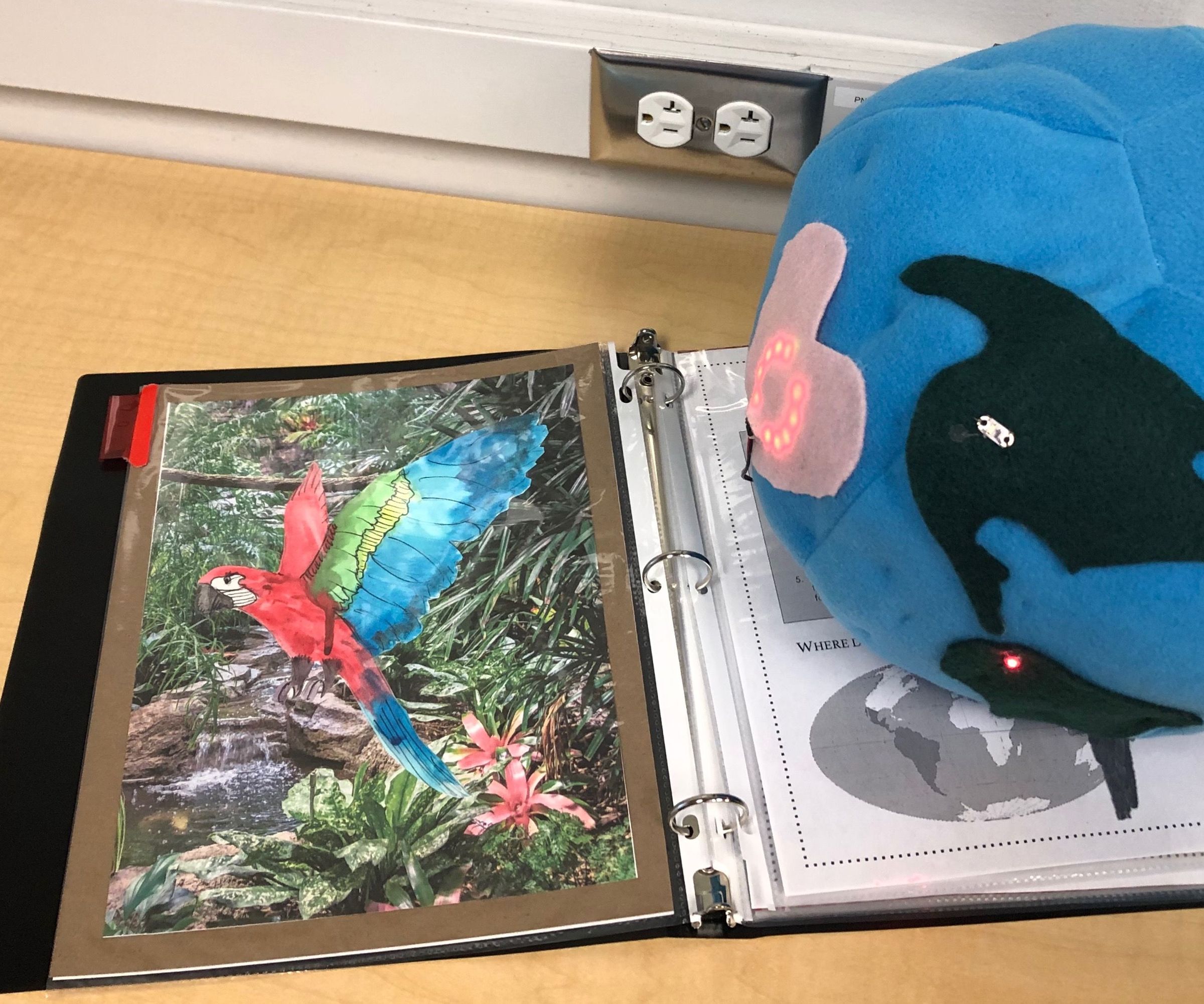 Interactive Globe Plush and Endangered Animal Book