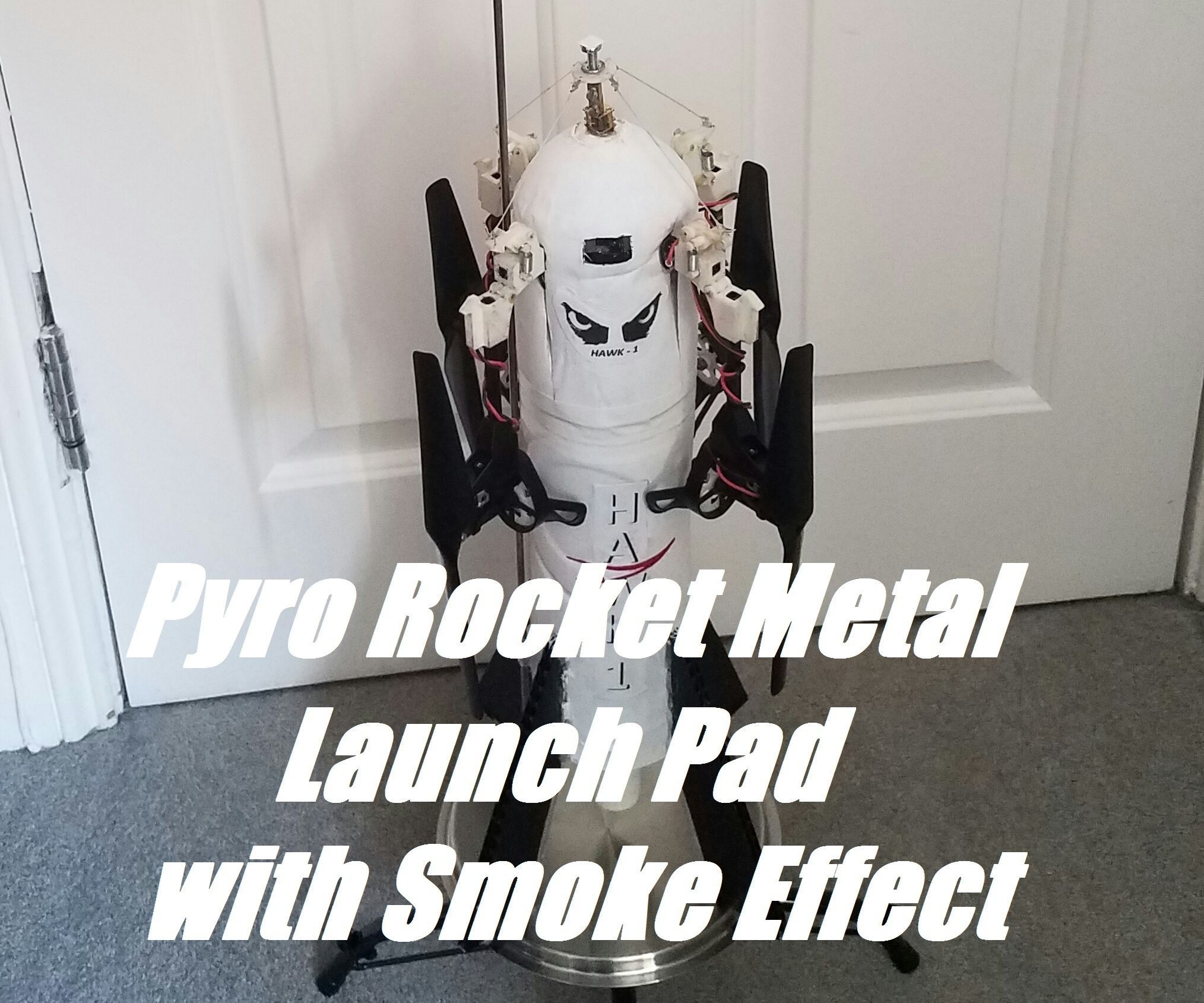 Pyro Rocket Metal Launch Pad for Less Than $20 : 7 Steps - Instructables
