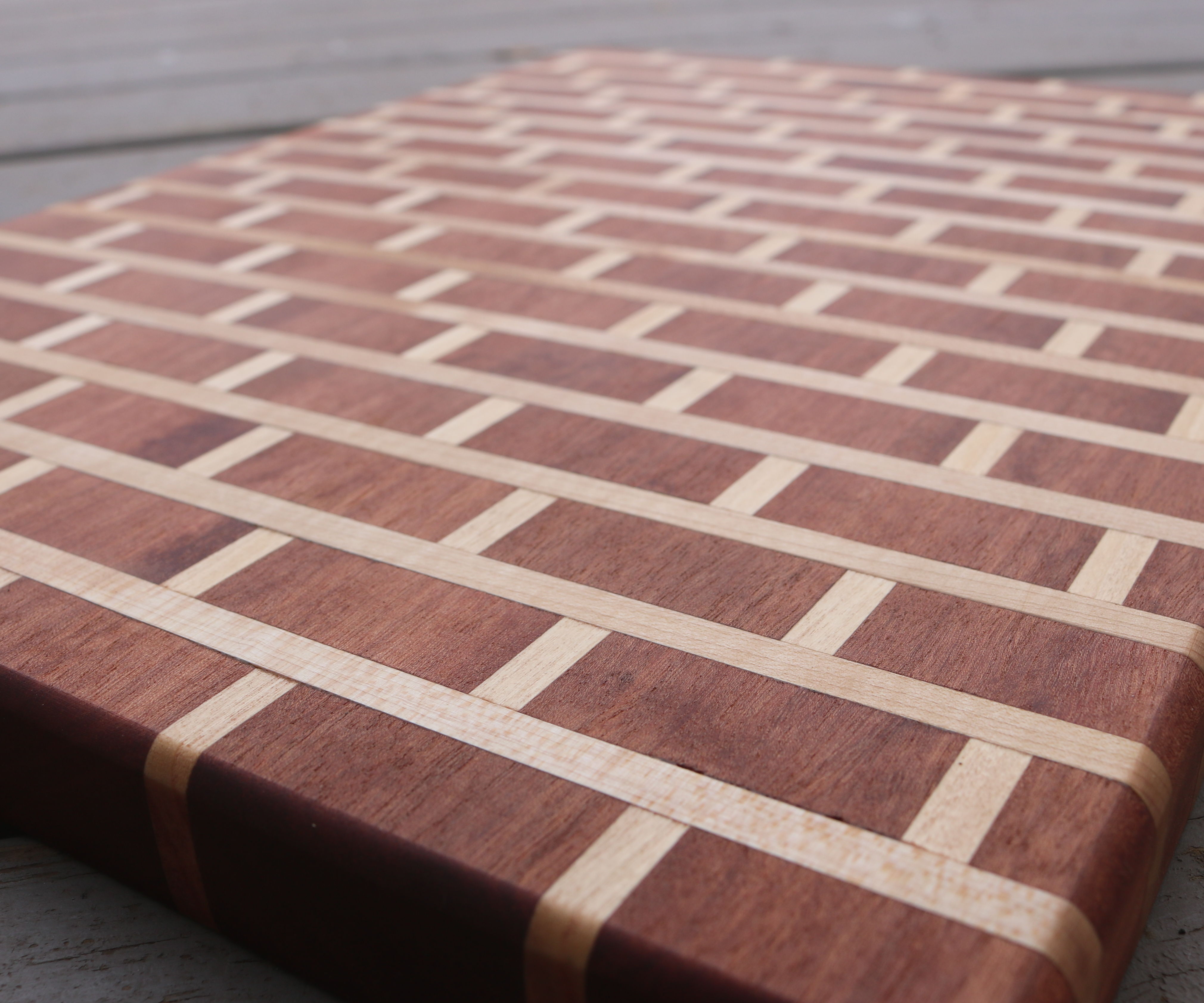 "Brick and Mortar" Cutting Board