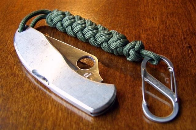 Two Bight Turk's Head Paracord Lanyard