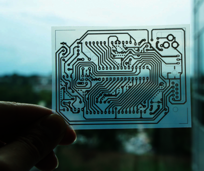 Production of a Printed Circuit Boards, Using Diode Laser Installed on a 3D Printer.