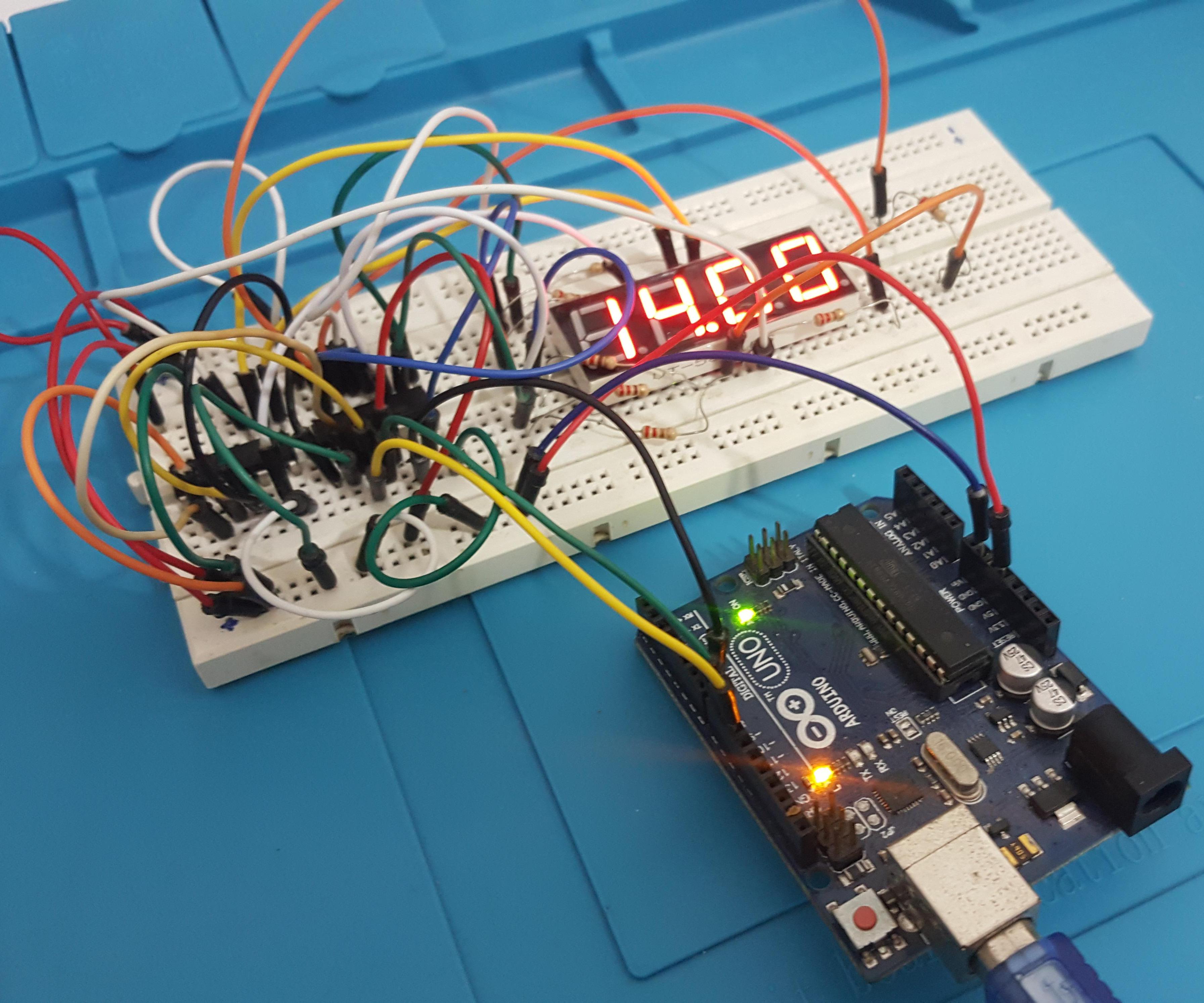 How to Drive 4-Digits Seven Segment With Arduino Using Just 3 Pins
