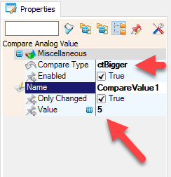 In Visuino Set Components