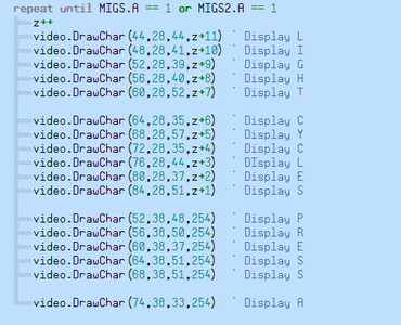 Lightcycles: the Title Screen