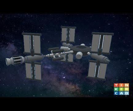 Create a Space Station in TinkerCad Codeblock||Easy Tutorial