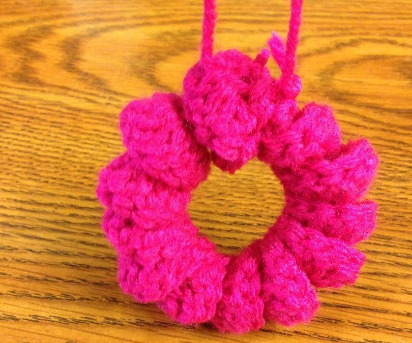 Neon Wreath Ornament 