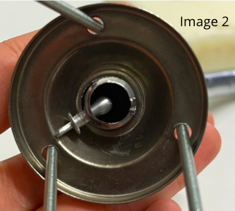 Join Flange, Tube and Nylamid Block for the Pad