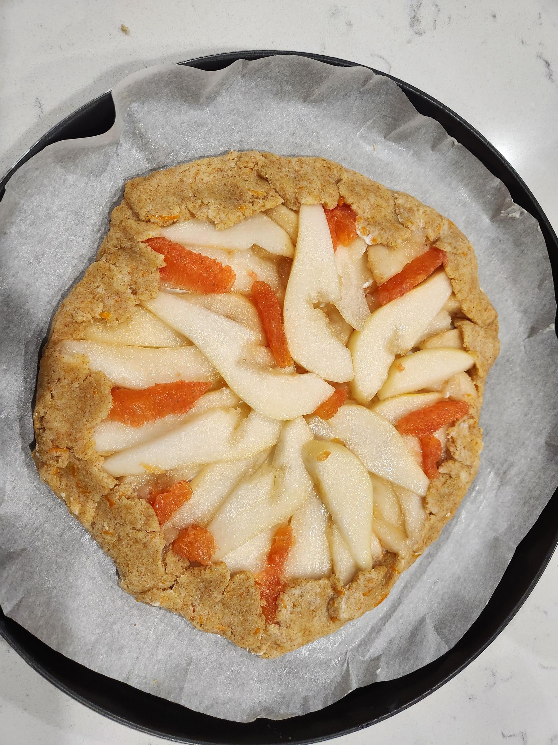 Almond and Bosc Pear Galette With Cream Cheese and Orange 5 Steps Instructables