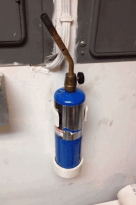 PVC Propane Torch Mount