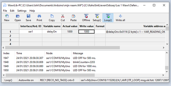 Write a New Value to DelayOn.