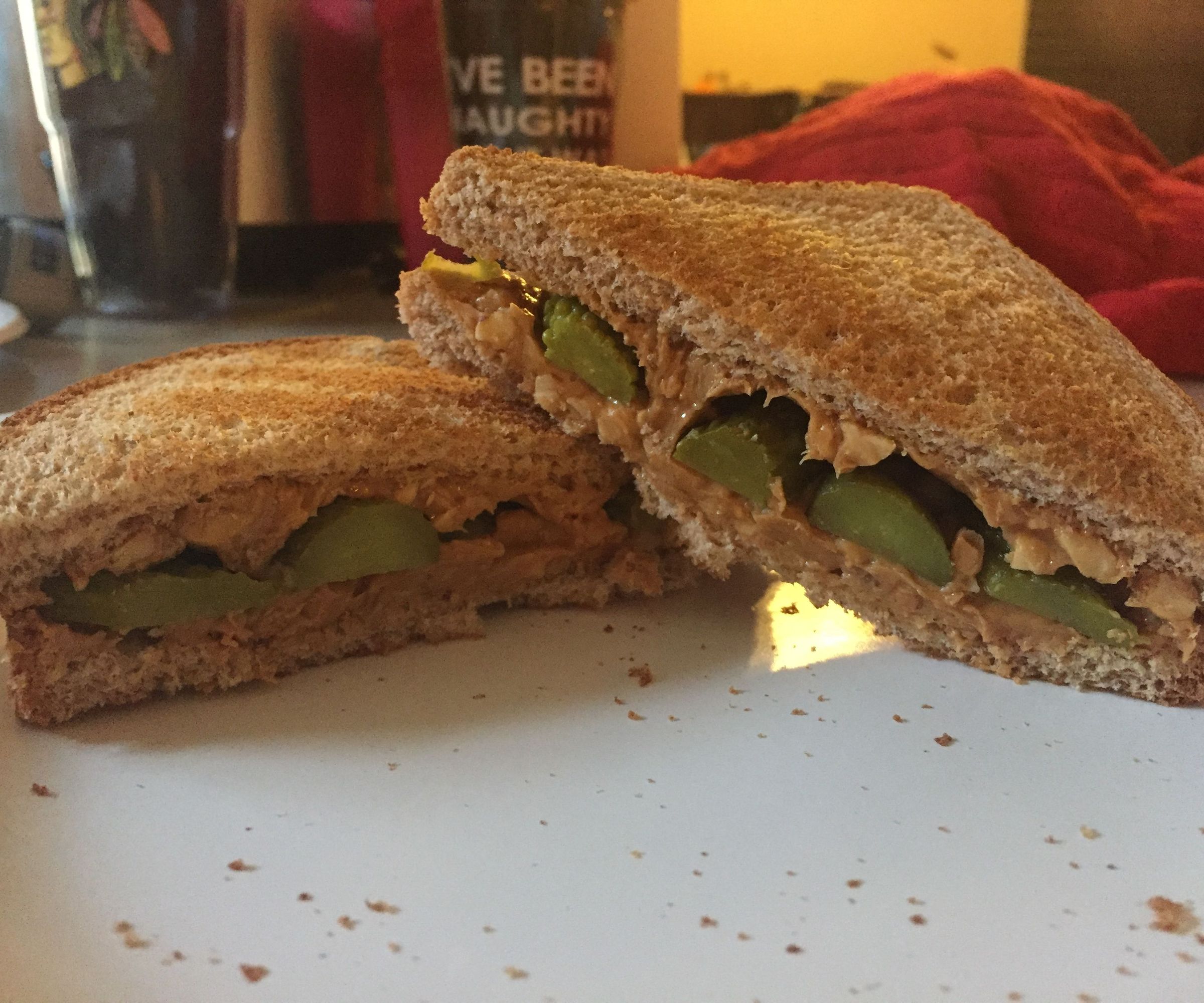 How to Make a Peanut Butter & Pickle Sandwich