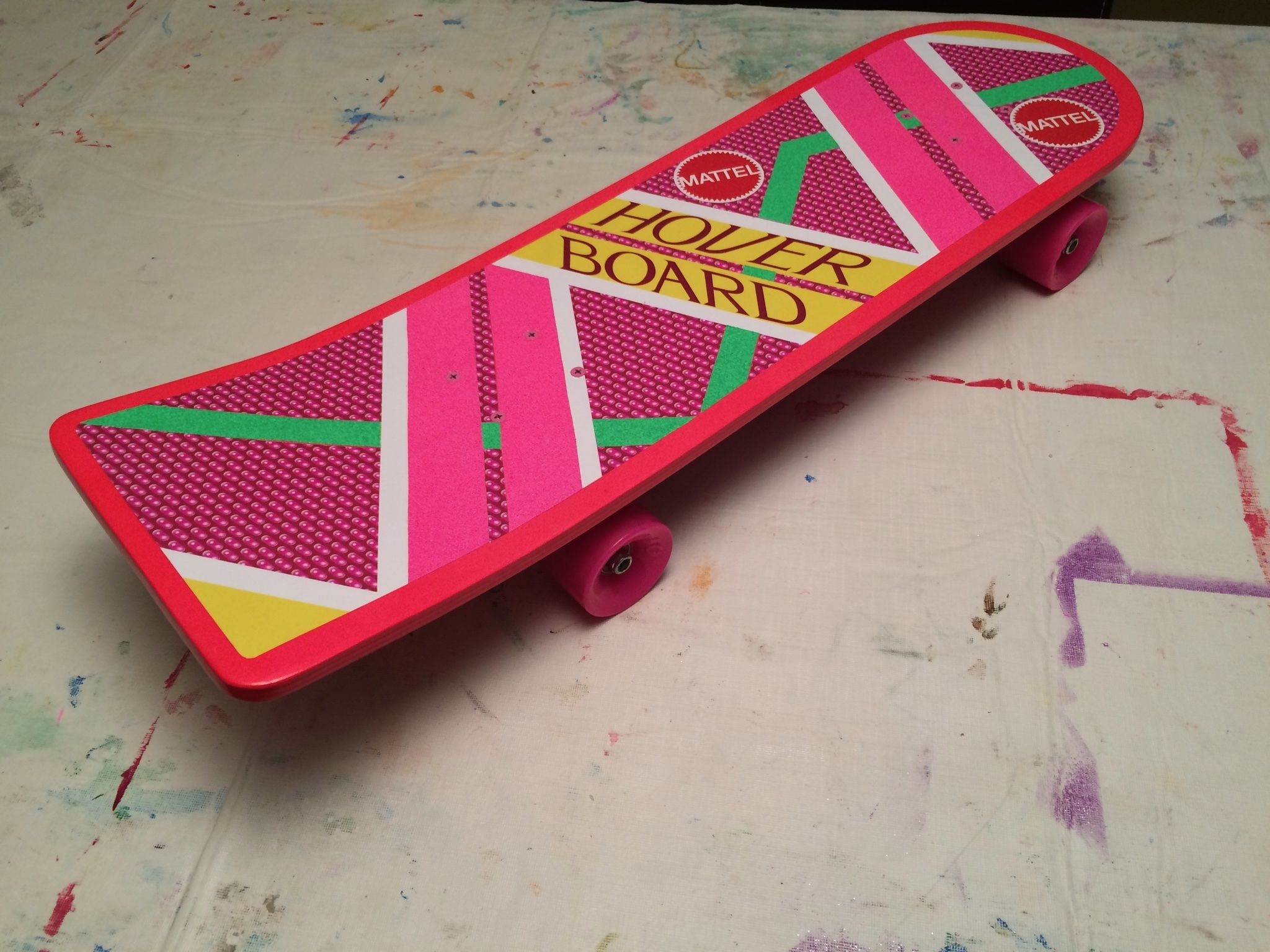 Back to the Future Hoverboard Skateboard 18 Steps (with Pictures