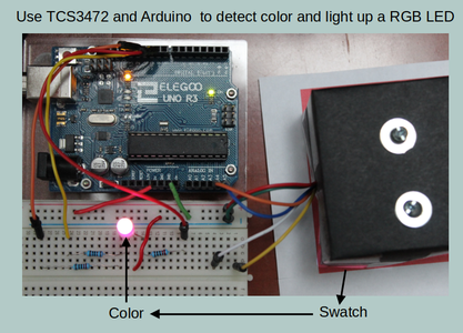 TCS3472 RGB Light Color Sensor With Arduino : 9 Steps (with Pictures ...