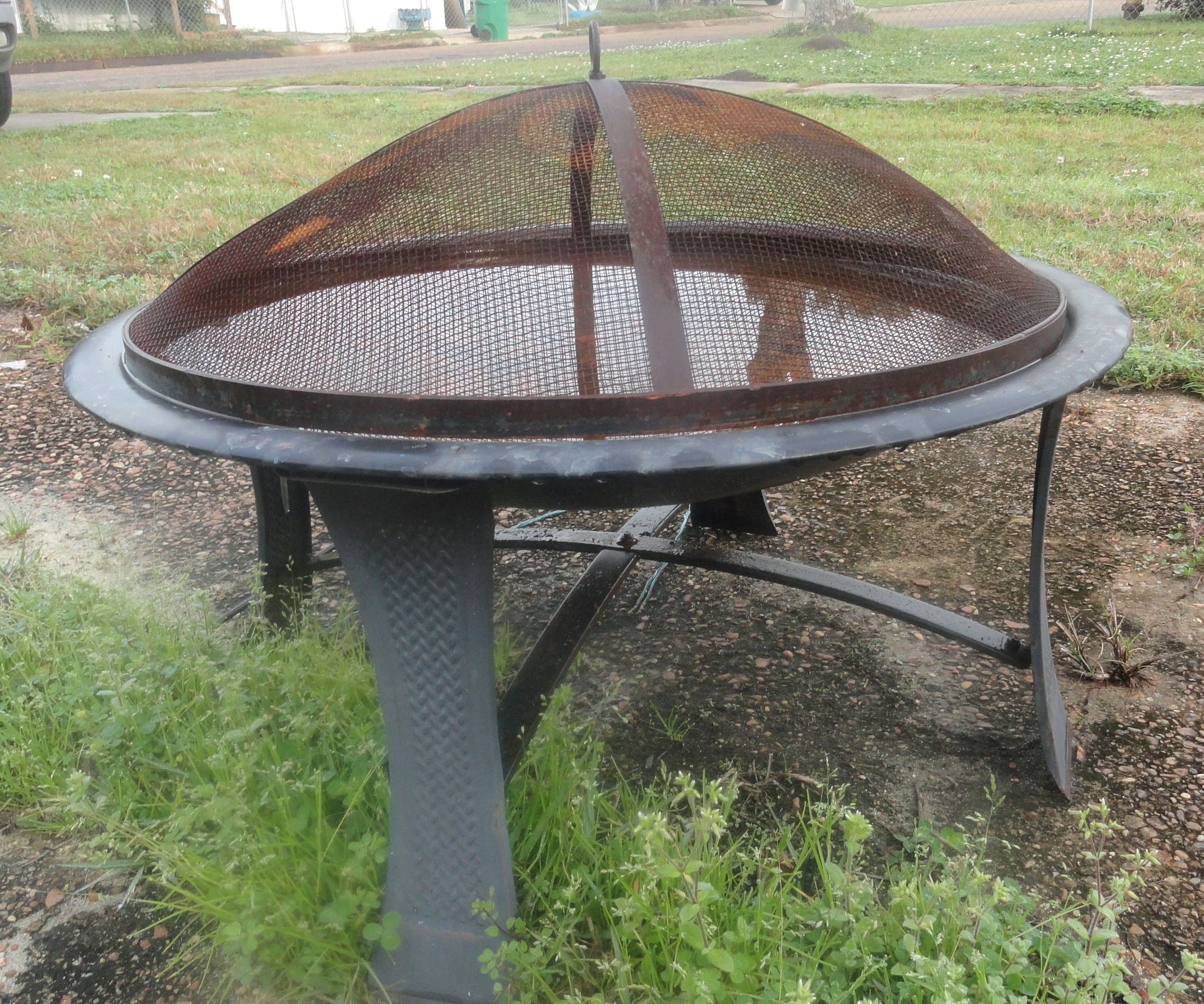 Putting Drain Holes in a Fire Pit
