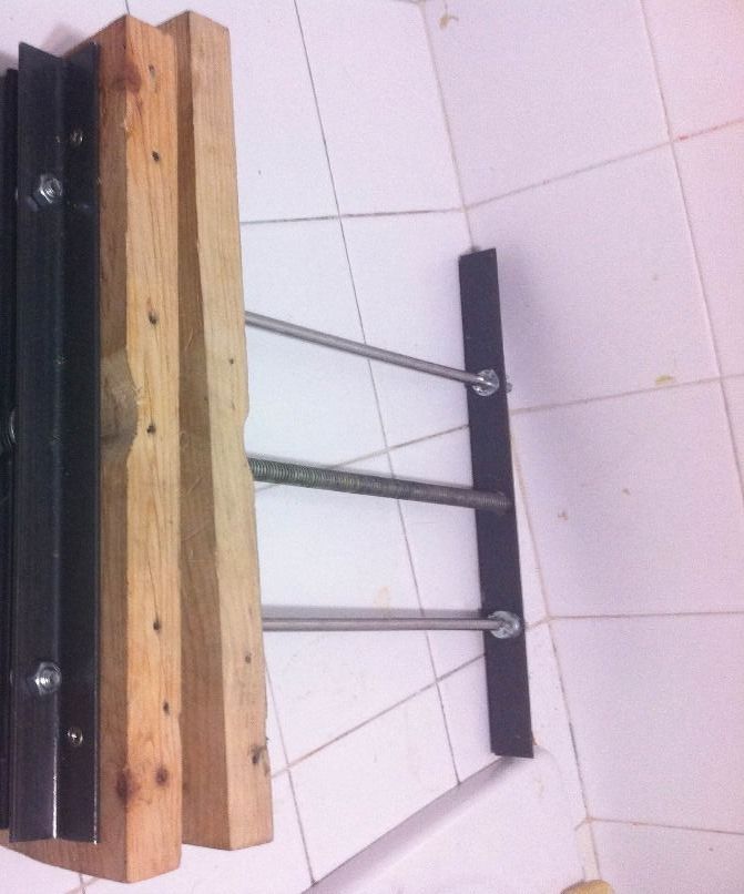Vice Clamp From Reclaimed Car Jack